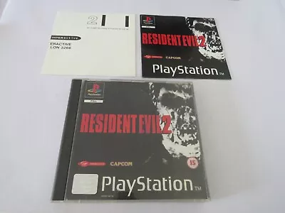 Resident Evil 2 - PS1 - PlayStation 1 - UK PAL Tracked • $100.54