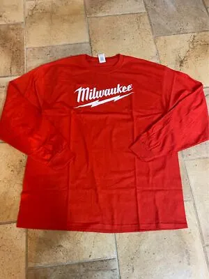 Milwaukee Tool Long Sleeve Or Short Sleeve Red TShirts S M L XL 2XL 3XL • $45.99