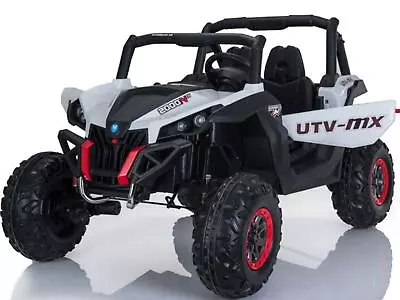 Kids Ride On Battery Powered Electric UTV 4x4 Off-road W/ Remote Control White • $649