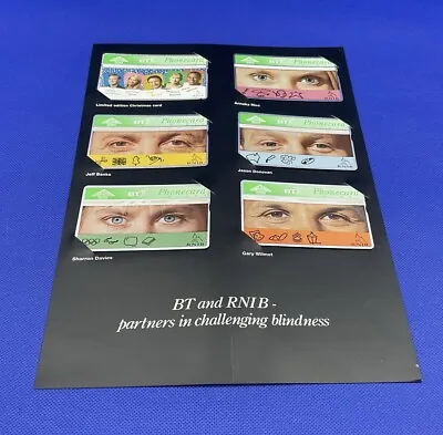 BT Phonecard Presentation Pack RNIB Collector’s Pack Limited Edition  975 /1000 • £9.99