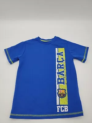 Fc Barcelona Shirt Youth Small Blue Soccer Sports..A10 • $4.50