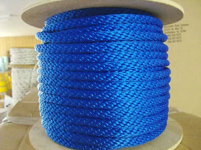 $37.56 • Buy Anchor Rope Dock Line 1/2  X 50' Braided 100% Nylon Royal Blue Made In Usa