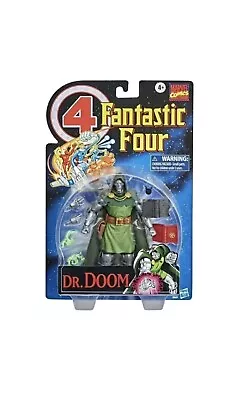 Marvel Legends Vintage Doctor Doom Retro Card Fantastic 4 Action Figure - E9627 • $29