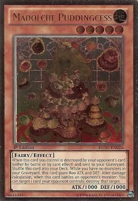 Madolche Puddingcess - REDU-EN026 - Ultimate Rare - 1st Edition X1 Light Play Yu • $35.52