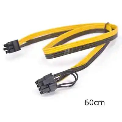 £5.95 • Buy 6 Pin To 8 Pin (6+2) PCIE Power Cable Mining Breakout Board GPU ASIC 50 60 70cm