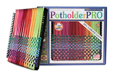 Harrisville Designs Friendly Loom Potholder Cotton Loops 10  Pro Size Potholder • $43.51