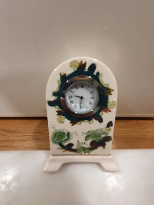 Masons Miniature Mantle Clock (New Battery Fitted) H10cm X W7cm Vgc • £25