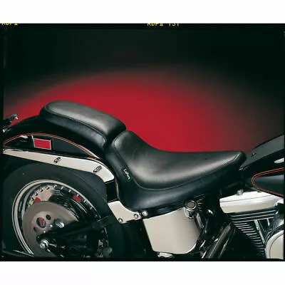 Le Pera LN-850P Smooth Black Silhouette Pillion Rear Seat 84-99 FX FLST Softail • $165.60