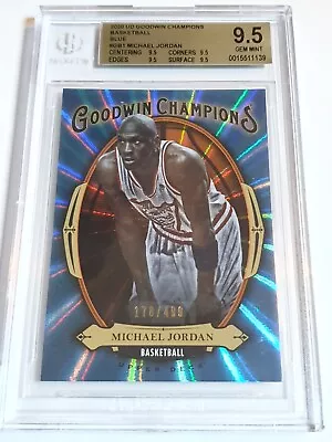 2020 UD Goodwin Champions Michael Jordan #GB1 BLUE /499 Holo - BGS 9.5 (POP 2) • $440.37