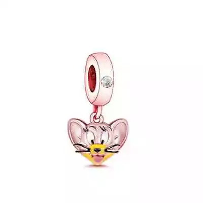 $30.50 • Buy SYLVESTER CAT ROSE GOLD S925 Sterling Silver Charm By Charm Heaven 