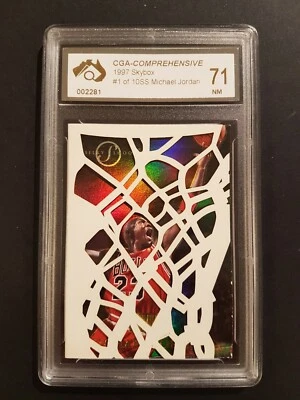 $675 • Buy MICHAEL JORDAN 1997-98 Skybox SILKY SMOOTH Insert -SUPER RARE Graded NM !Unique!