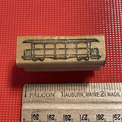 M3 Art Impressions Rubber Stamps Train Caboose • $6.50