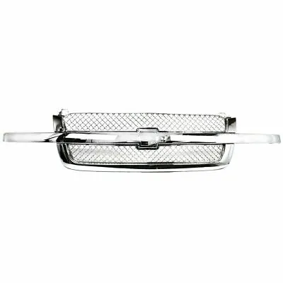 NEW Chrome Grille For 2003-2006 Chevrolet Silverado 1500 2500 3500 SHIPS TODAY • $156.68
