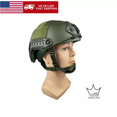 IN US!Tactical Bullet-proof Aramid Helmet Uhmw-Pe NIJ IIIA Advanced Combat Green • $194.65