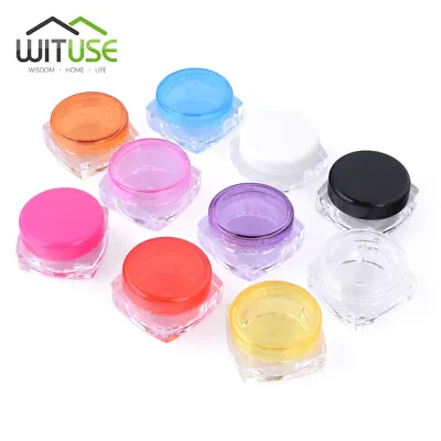 3g/5g Handy Jars Tub Pots Small Plastic Sample Container Cosmetic Nail Art E2F0 • £4.48