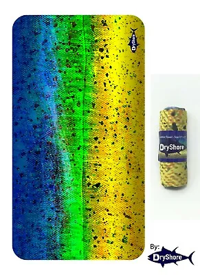 Microfiber Towel MAHI MAHI Skin Design By DRYSHORE  • $6.99
