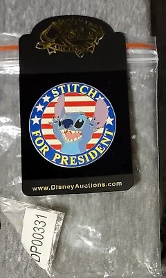 Disney Auctions LILO & STITCH LE 1500 Pin Stitch For President ELECTION DAY PIN • $65