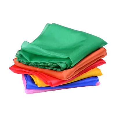 6pcs/lot 45*45cm Tricks & Magic Silk For Change Color Silk Scarf For Play JL • $8.40