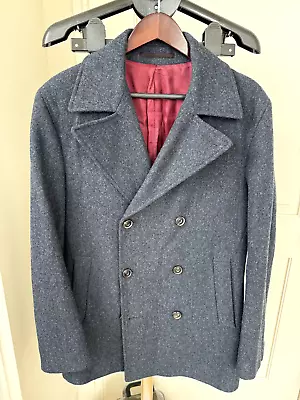 Mens 40R Navy Pea Coat - Charles Tyrwhitt (Pre-owned) • $22