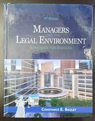 Managers And The Legal Environment: Strategies For Business Brand New Unopened • $95.50