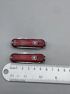 Lot Of 2 Victorinox Swiss Army Knives - Rudy  Signature & Classic SD • $18.50