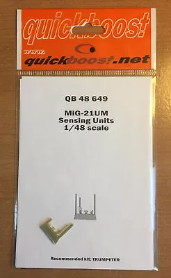 MiG-21UM Sensing Units - 1/48 Scale Quick Boost Resin Detail Set #QB48649 • $2.99