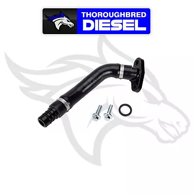 Fleece Turbo Drain Tube Kit For VGT Turbochargers - 07-18 Dodge Cummins 6.7L • $104.99