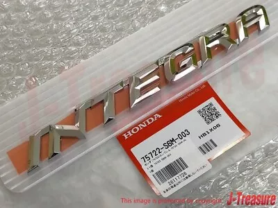 HONDA INTEGRA TYPE-R ACURA RSX DC5 02-06 Genuine Rear  INTEGRA  Emblem Badge OEM • $70.69
