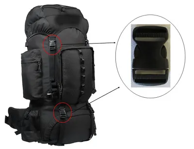 NEW 1  In. Black Clip Replacement Part For OSPREY ATMOS Hiking Outdoor Backpack  • $9.99