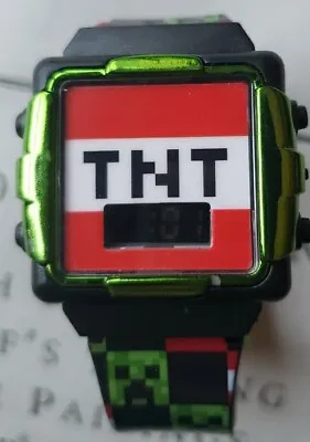 Minecraft TNT 2021 Mojang Accutime Watch Resin Band 8  • $12