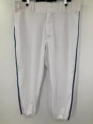 Miami Marlins Mlb White Majestic Game Used Pants 2019 Sz: 37 • $75