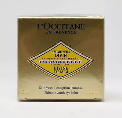 L'Occitane Immortelle Divine Eye Balm 0.5 Ounce • $62