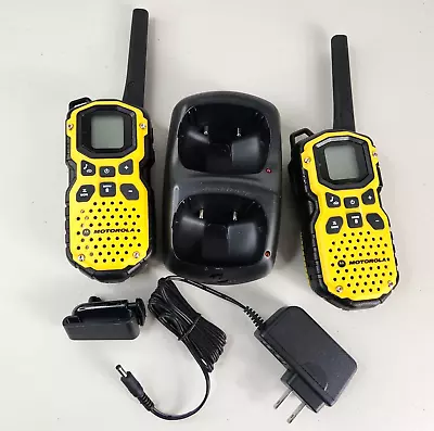 Motorola MS350R Talkabout 2 Way Radios 22Channels 121 Privacy Codes Tested Works • $58.85