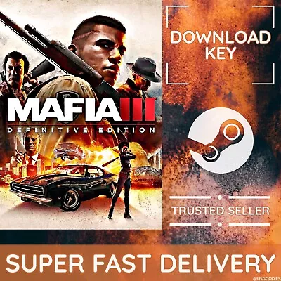 Mafia III: Definitive Edition - [2020] PC/MAC STEAM KEY 🚀 SAME DAY DISPATCH 🚚 • £11.99