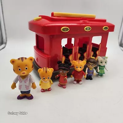 Fred Mr Rogers Daniel Tigers Neighborhood 2015 Talking Trolley 6 Figures Music • $25