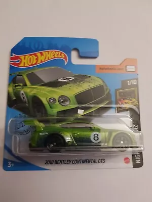 HOT WHEELS 18 BENTLEY CONTINENTAL GT3 NIGHTBURNERZ Short Card • $3.50