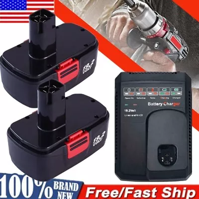 4.5Ah 19.2Volt Ni-MH Battery / Charger For Craftsman C3 120235021 11375 11376 • $35