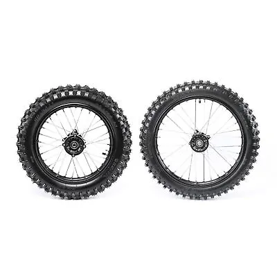 $219.02 • Buy Front 70/100-17 Rear 90/100-14 Tire Rim Wheel For Pit Bike Taotao CR85 SSR 140cc