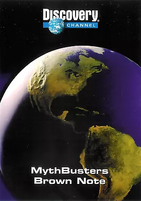 Discovery Channel ~ MythBusters ~ Brown Note ~ DVD ~ FREE Shipping USA • $14.99