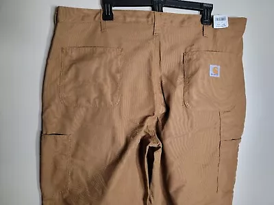 Carhart Dungaree Fit Size 40 X 32 Mens Brown Work Pants 383-51 Brand New • $24.99