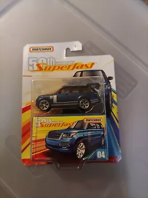 NEW MATCHBOX ‘18 Range Rover 50TH ANNIVERSARY SUPERFAST  Diecast  • $7.47