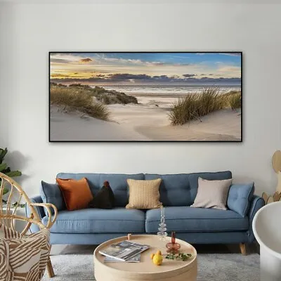 Nordic Sea Beach Road Wall Art Landscape Canvas Painting Modern Poster Print Art • $6.57