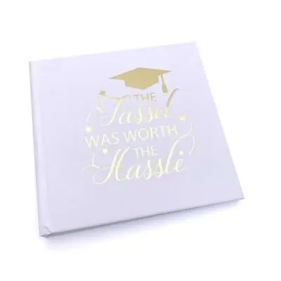 £14.49 • Buy The Tassel Was Worth The Hassel White Photo Picture Album Gold Print