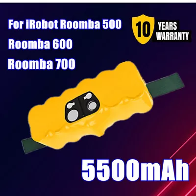 5500mAh Ni-MH Battery For IRobot Roomba 500 HeavyDuty 510 580 630 780 880 600 BB • $27.99