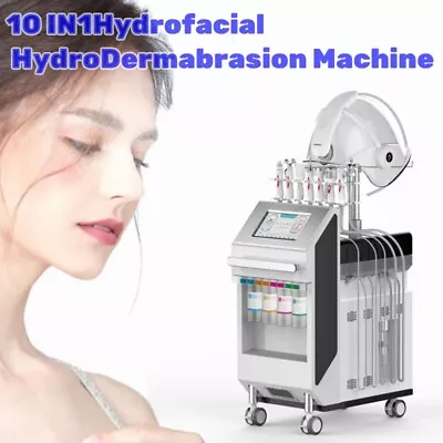 10 In1 Facial Hydra Water Dermabrasion Machine Skin Rejuvenation Wrinkle Removal • $2799