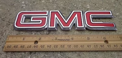 GMC Emblem Badge Logo Chrome Symbol Yukon Denali Suburban Envoy Sierra OEM Stock • $19.19