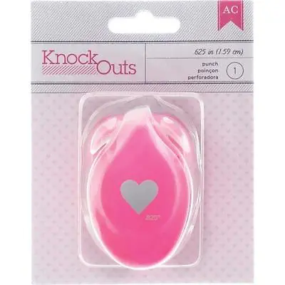 Knock Outs Mini Punch Heart .625  • $3