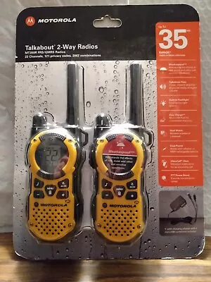 Motorola MT350R Talkabout 2-Way Radios 35 Mile Range - NEW • $69.99