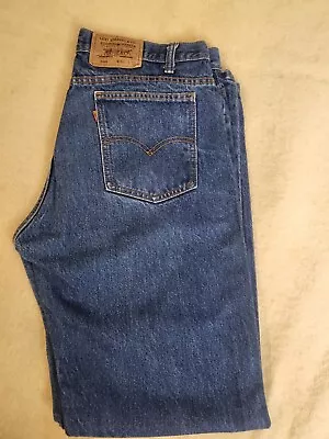 Vintage Levis 505 Orange Tab Jeans Size 36 W 32 L Very Nice Condition • $25