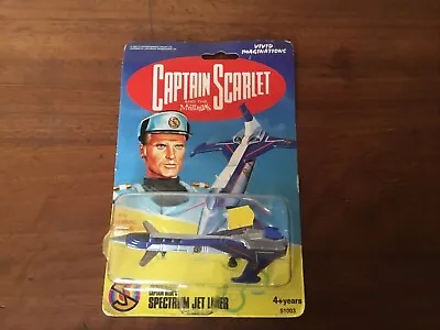 Captain Scarlet And The Mysterons Spectrum Jet Liner (Vivid Imagination 1993) • £10
